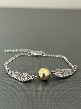Harry Potter Golden Snitch Inspired Bracelet